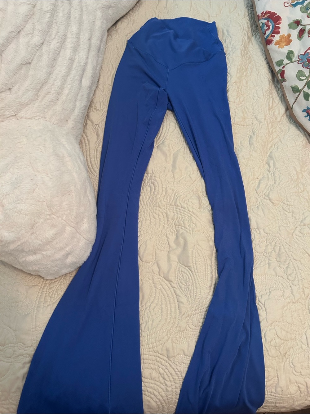 Aerie “Yearbook Blue” Flare Leggings